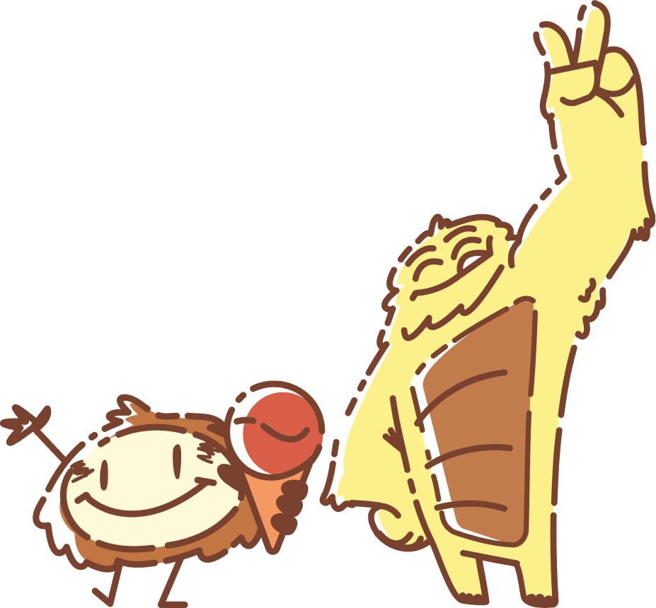 Apa and Lash - Appalach ice cream